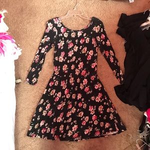 Delia’s Floral Print Skater Dress